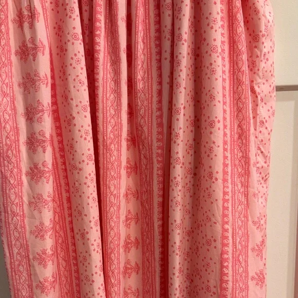 Pink Sleeveless Maxi Dress - Picture 4 of 4